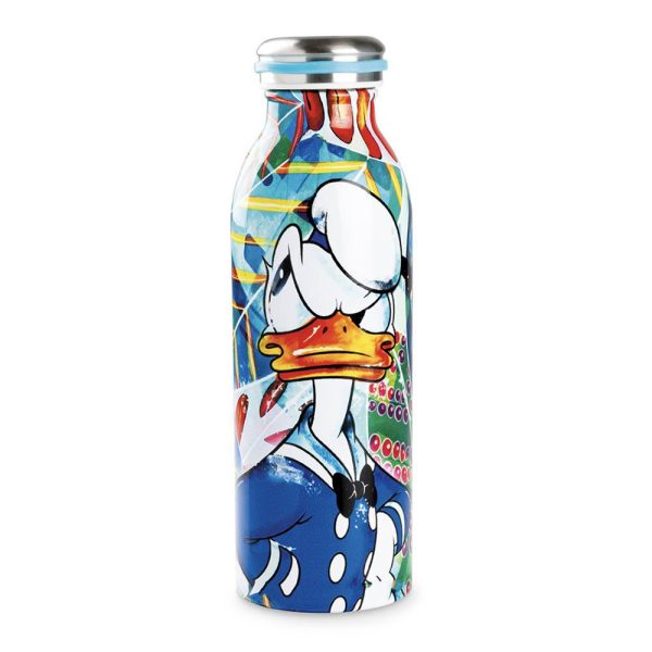 Bottiglia Termica Donald Duck Paperino Personaggio ©Disney in Acciaio Inossidabile Egan - 500 ml - immagine 2