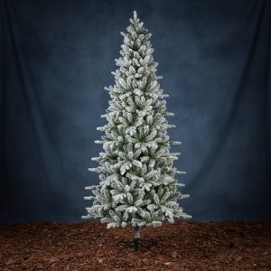 Albero di Natale Abete artificiale Marmolada - Innevato e Slim