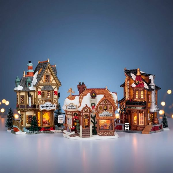 Il mio Primo Lemax, selezione di Edifici Illuminati Best Seller: 35845 Tannenbaum + 35793 Devaney’s + 45052 Lucy’s